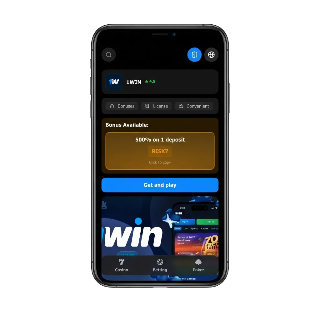 1win Aviator mobile app interface showing gameplay on Android and iOS devices with betting and cash-out options